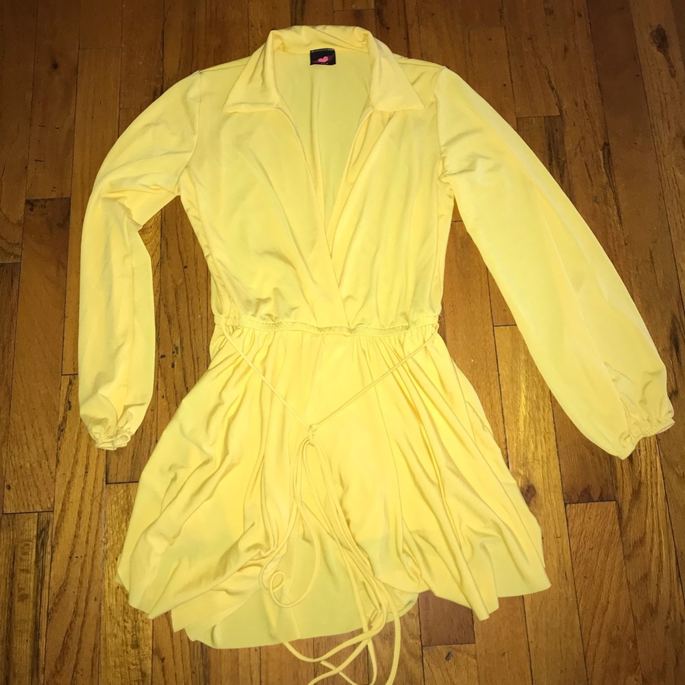 Yellow Short Rumper